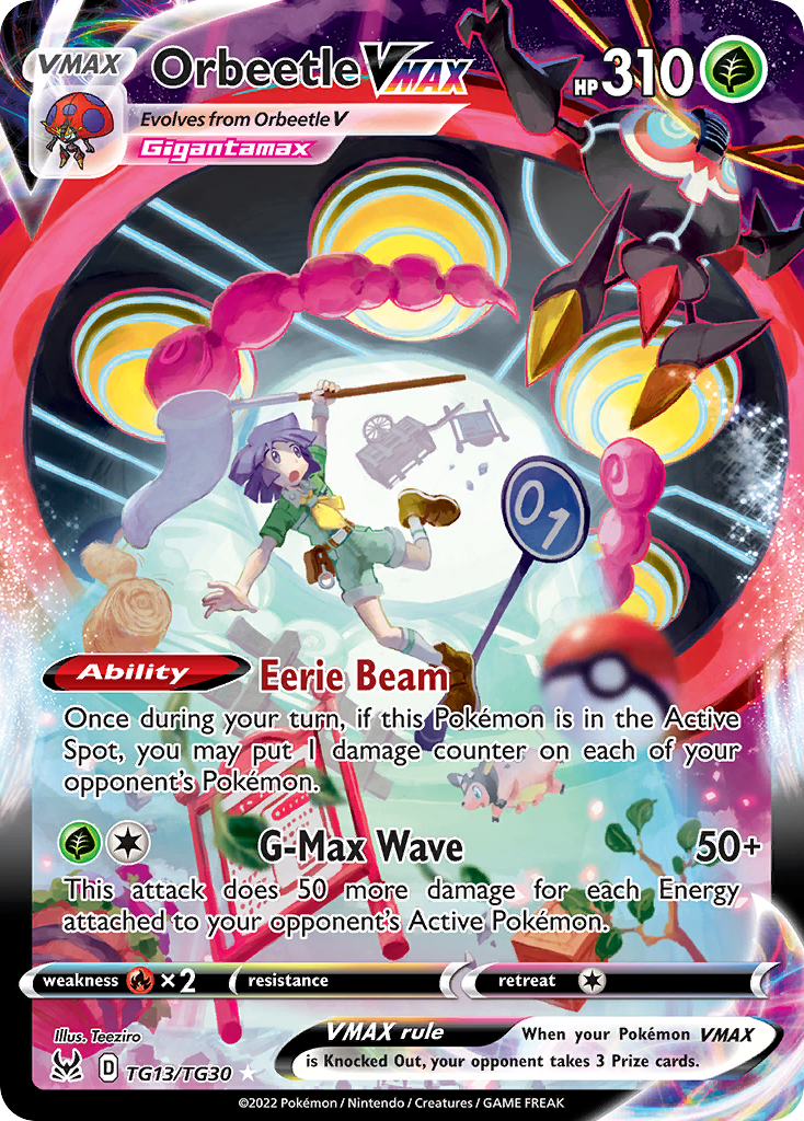 (#TG13/TG30) Orbeetle VMAX - Holo [Lost Origin Trainer Gallery]