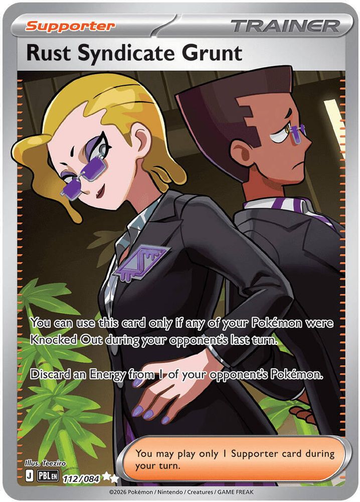 (#112/084) Rust Syndicate Grunt - Holo [Pitch Black]