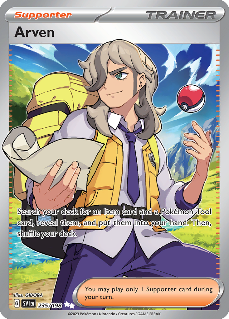 (#235/198) Arven - Holo [Scarlet & Violet]