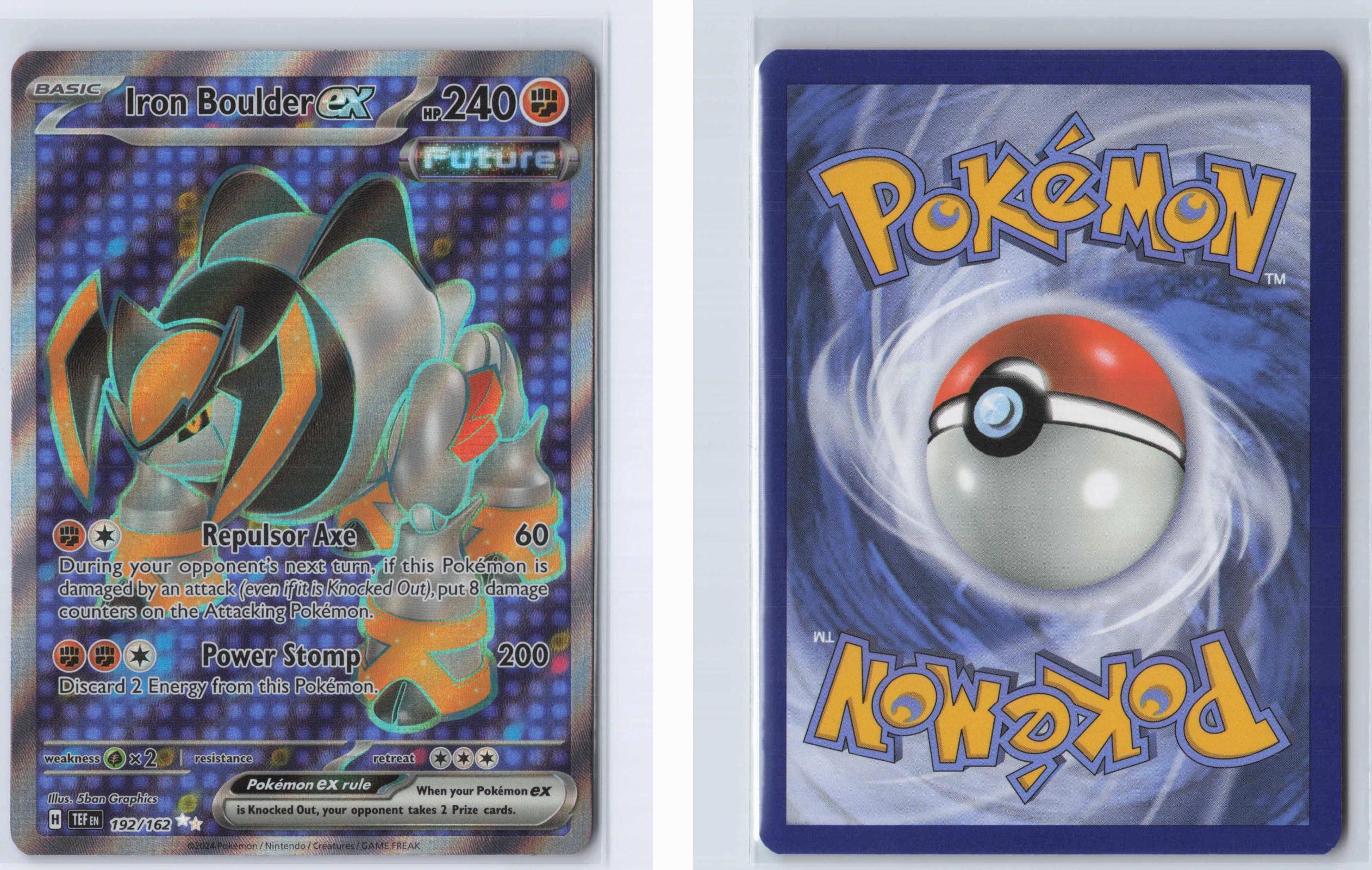 (#192/162) Iron Boulder ex - Holo [Temporal Forces]