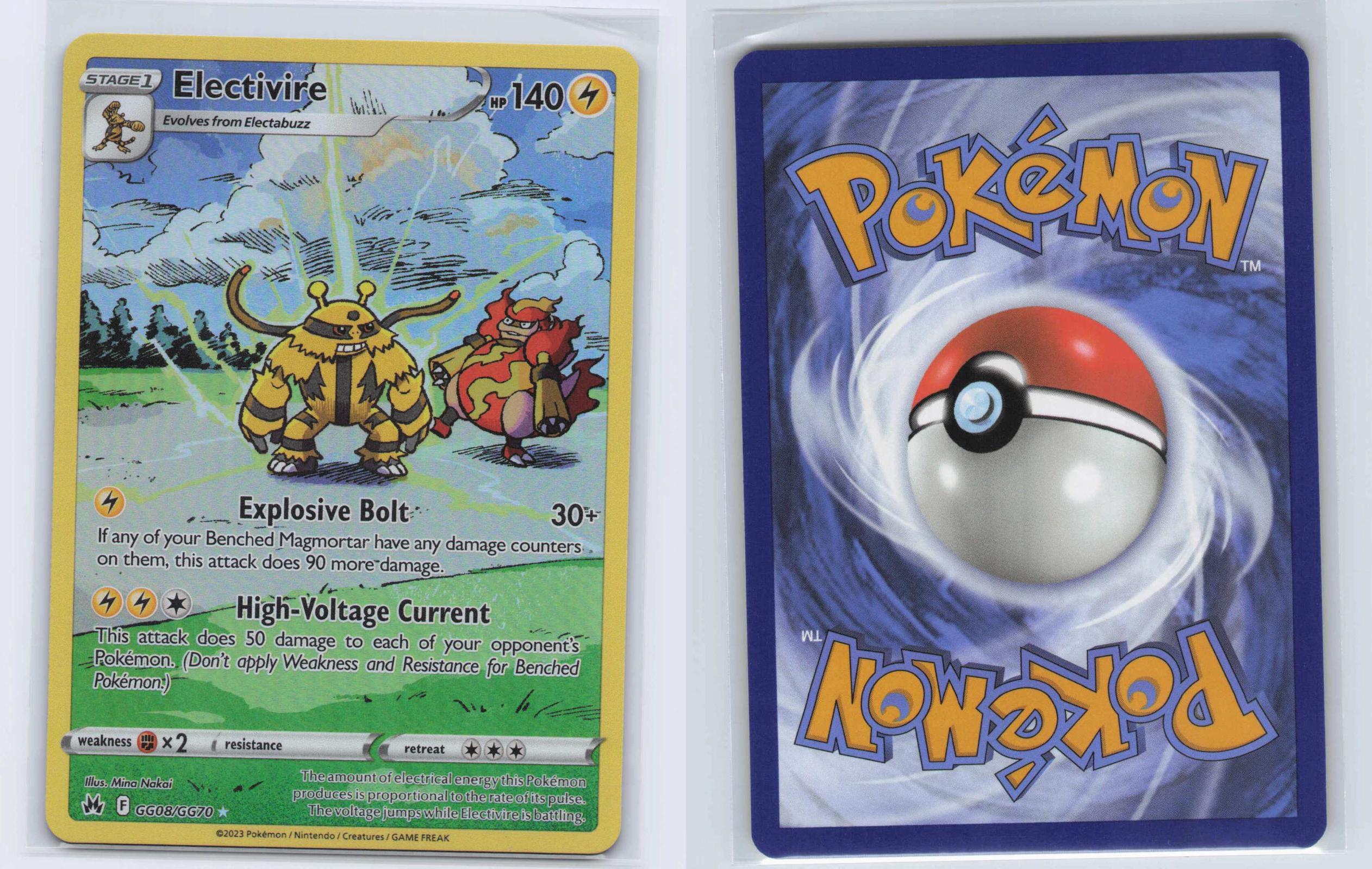 (#GG08/GG70) Electivire - Holo [Crown Zenith Galarian Gallery]