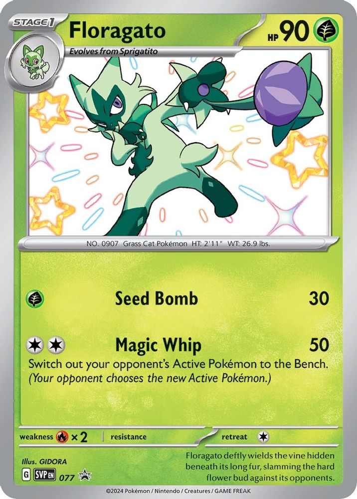 (#077) Floragato - Holo [Scarlet & Violet Promo]