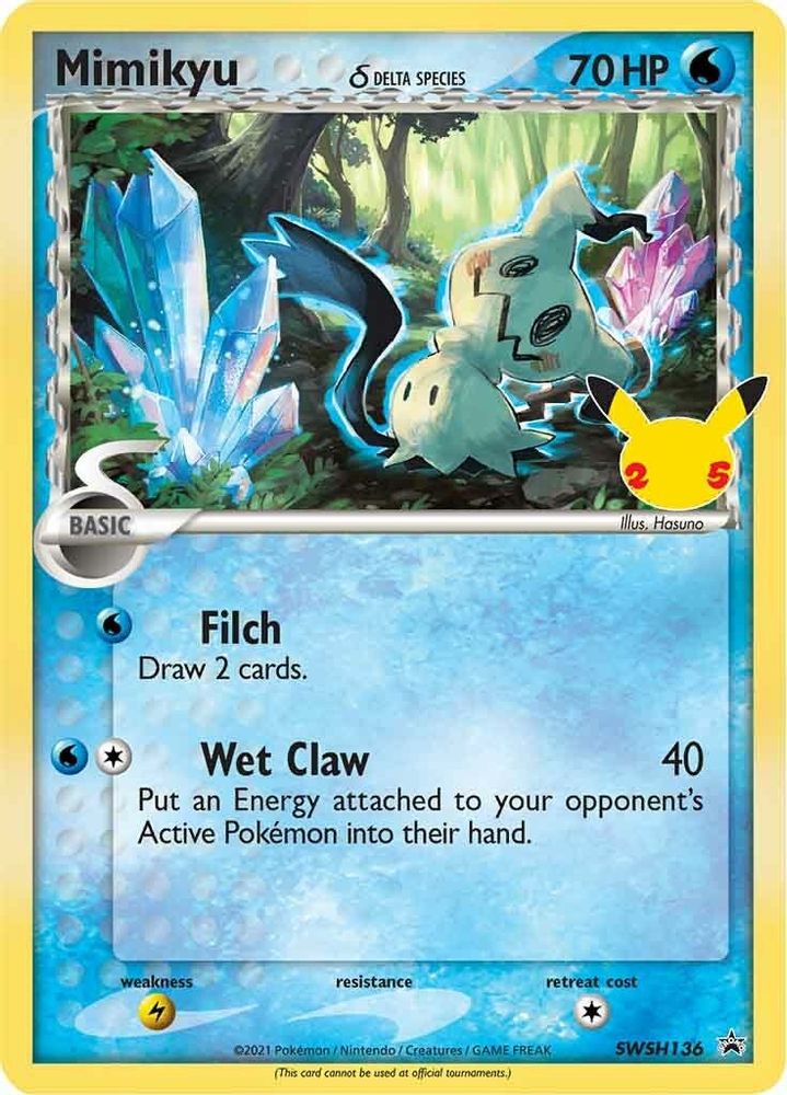 (#SWSH136) Mimikyu (Delta Species) - Holo [Sword & Shield Promo]