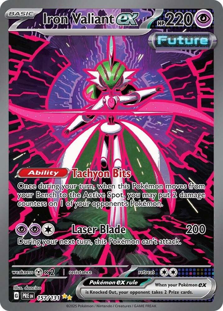 (#157/131) Iron Valiant ex [SV: Prismatic Evolutions]