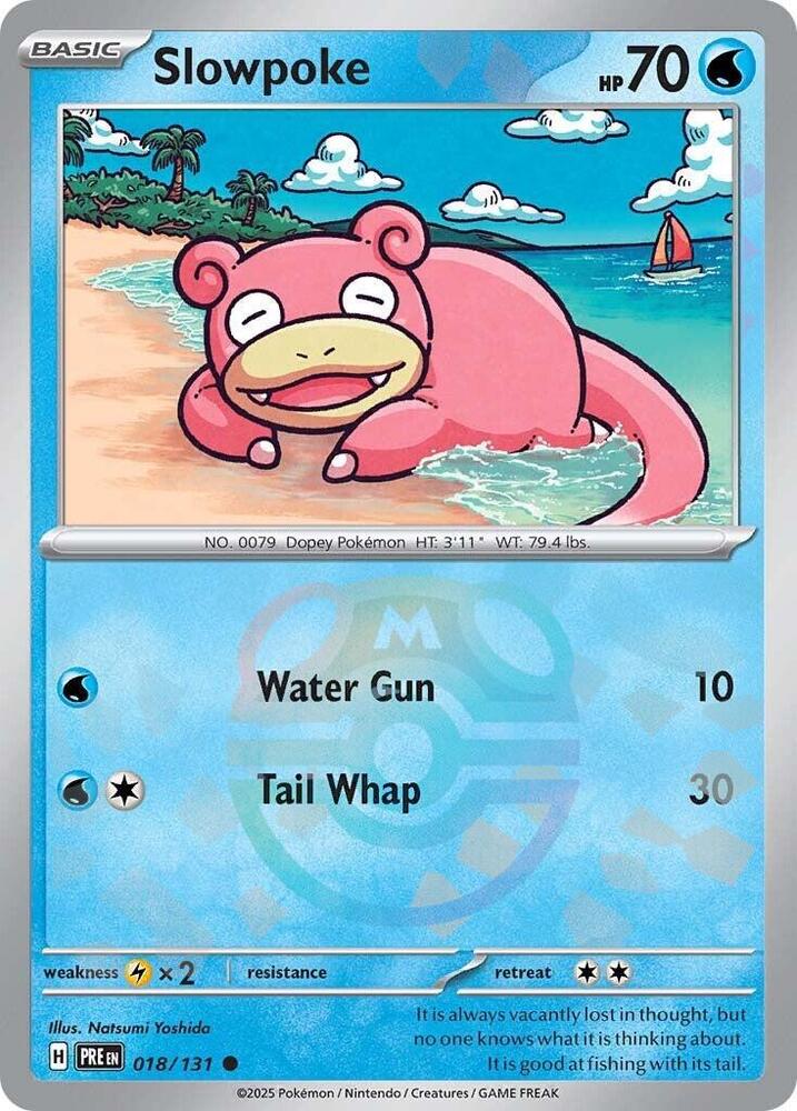(#018/131) Slowpoke (Master Ball Pattern) [SV: Prismatic Evolutions]