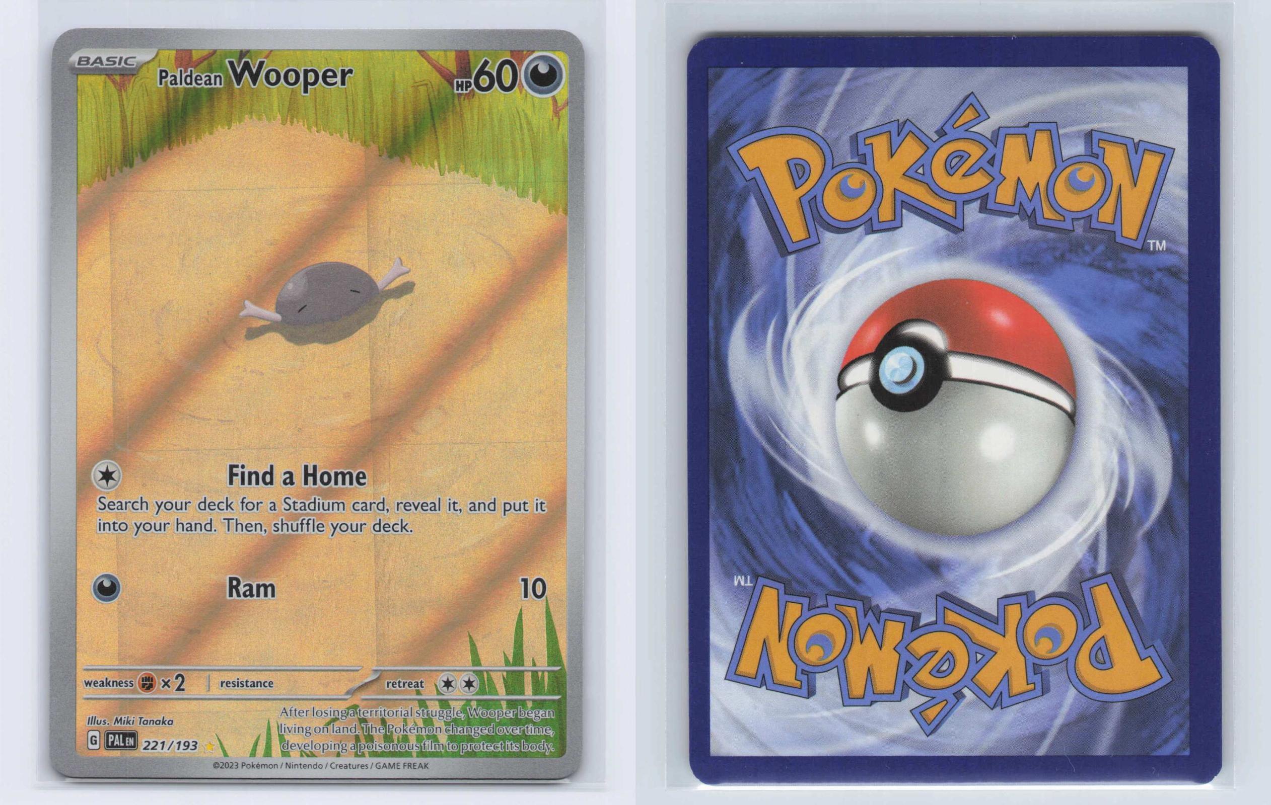 (#221/193) Paldean Wooper - Holo [Paldea Evolved]