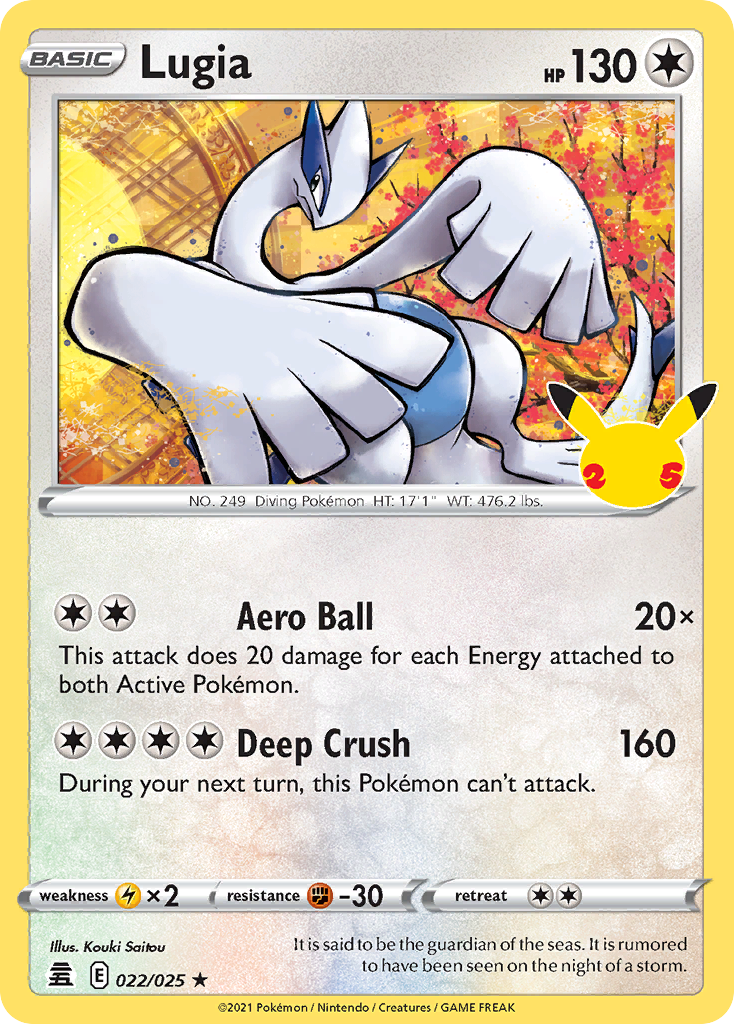 (#022/025) Lugia - Holo [Celebrations]