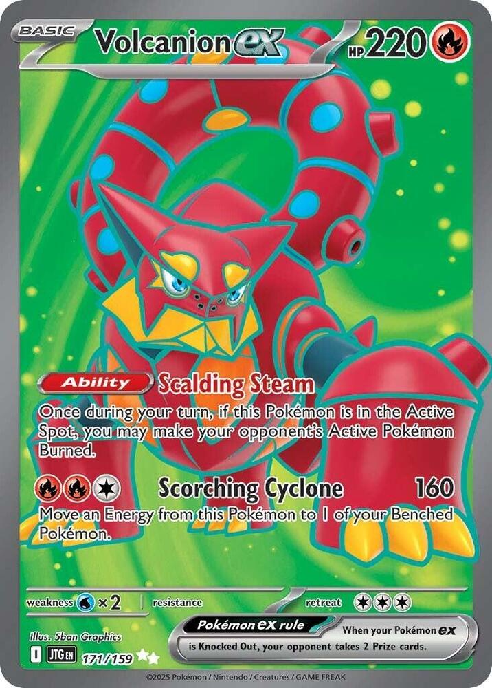 (#171/159) Volcanion ex [SV09: Journey Together]