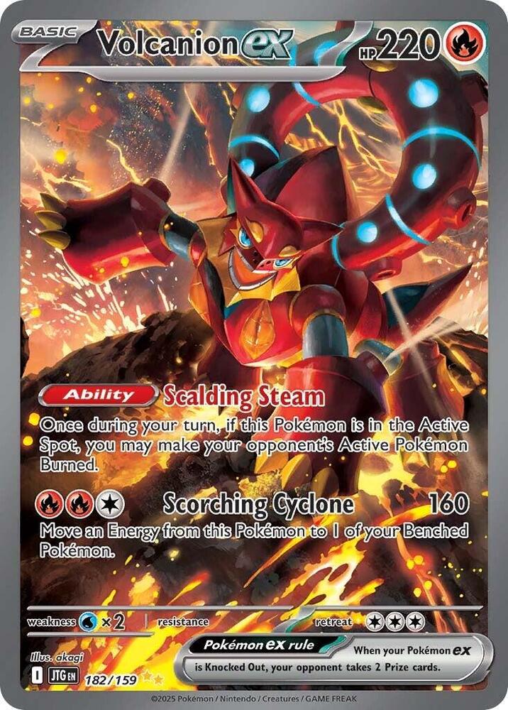 (#182/159) Volcanion ex [SV09: Journey Together]