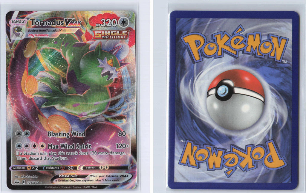(#125/198) Tornadus VMAX - Holo [Chilling Reign]