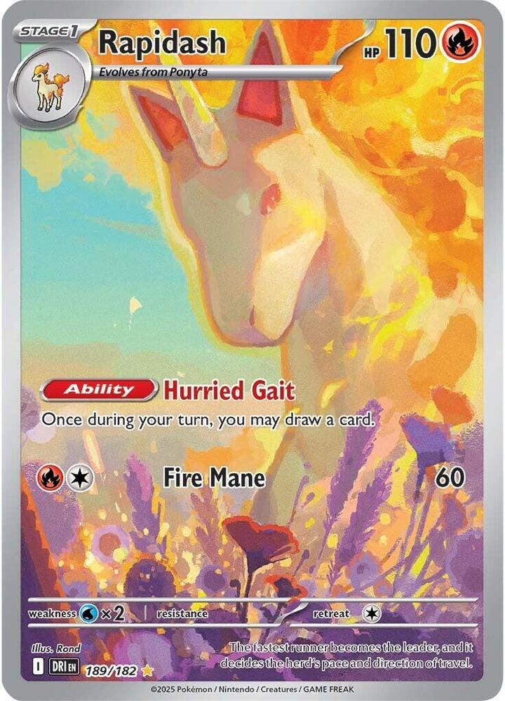 (#189/182) Rapidash [SV10: Destined Rivals]