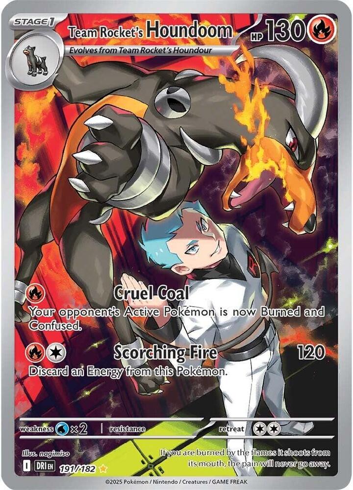 (#191/182) Team Rocket's Houndoom [SV10: Destined Rivals]