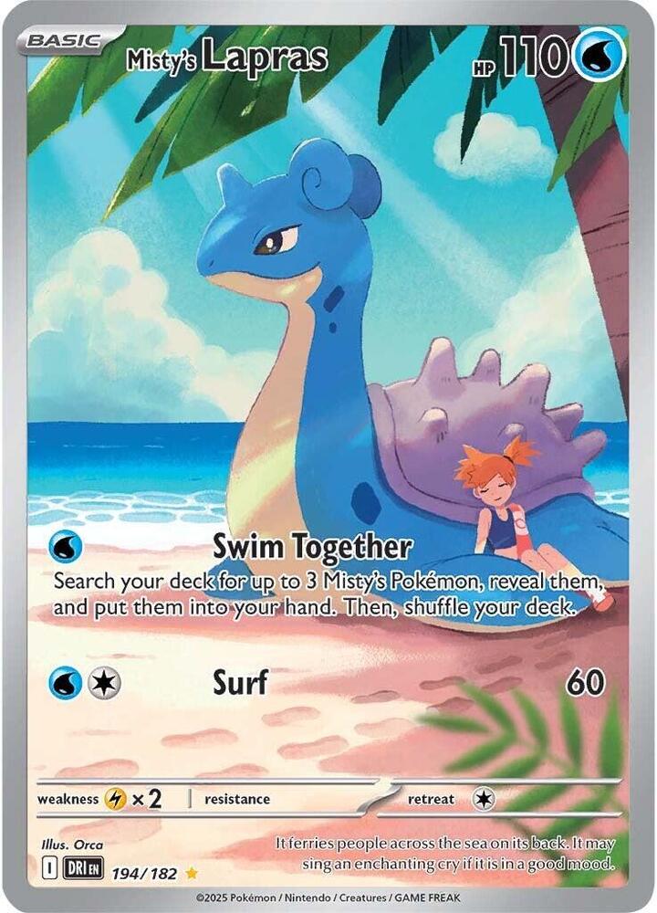 (#194/182) Misty's Lapras [SV10: Destined Rivals]