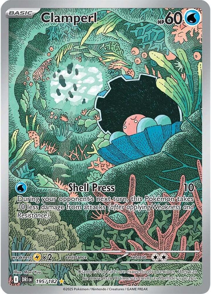 (#195/182) Clamperl [SV10: Destined Rivals]