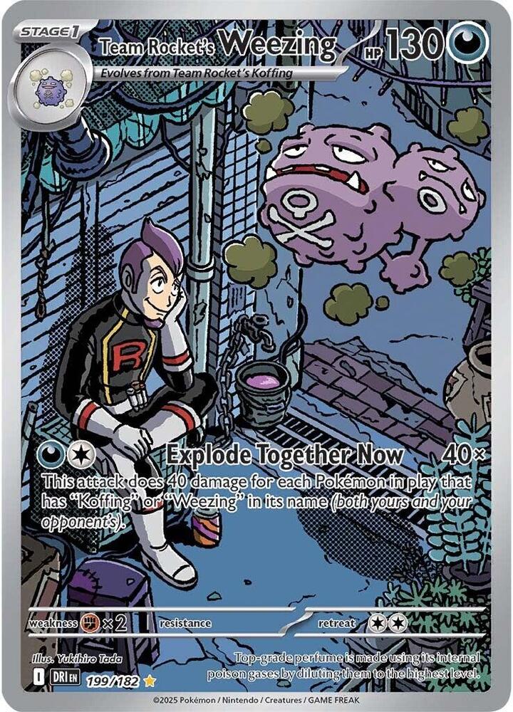 (#199/182) Team Rocket's Weezing [SV10: Destined Rivals]