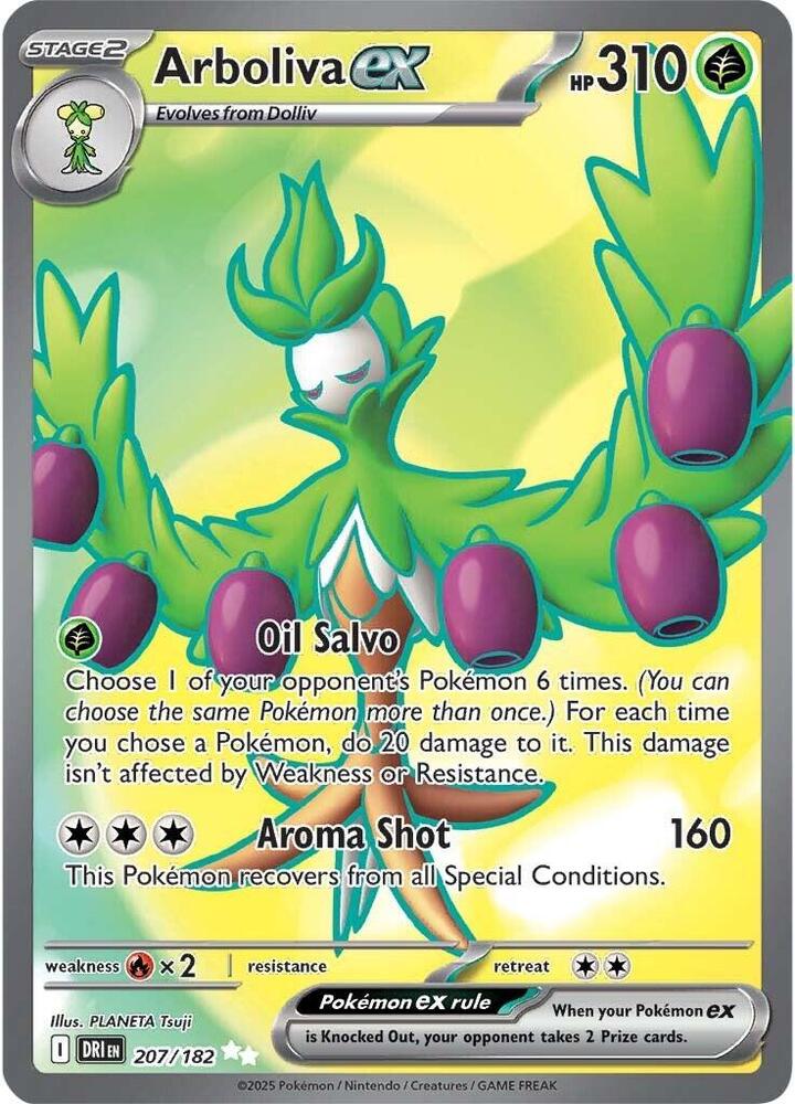 (#207/182) Arboliva ex [SV10: Destined Rivals]