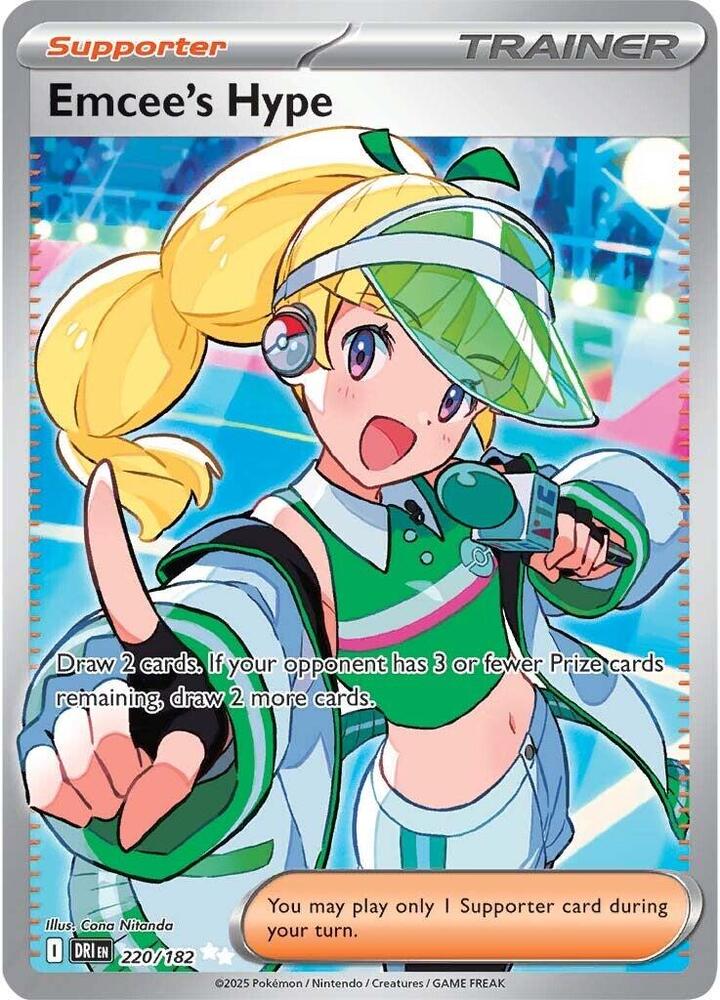 (#220/182) Emcee's Hype [SV10: Destined Rivals]