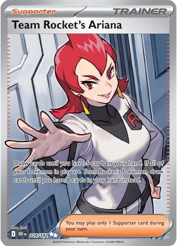 (#224/182) Team Rocket's Ariana - [SV10: Destined Rivals]