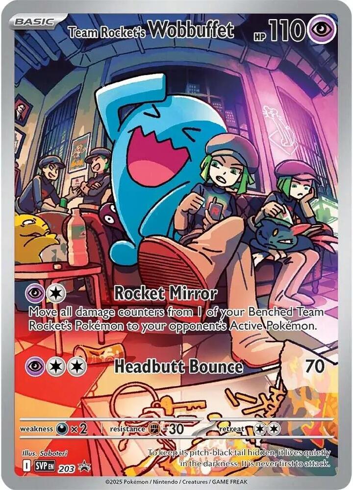 (#203) Team Rocket's Wobbuffet [SV: Scarlet & Violet Promo Cards]