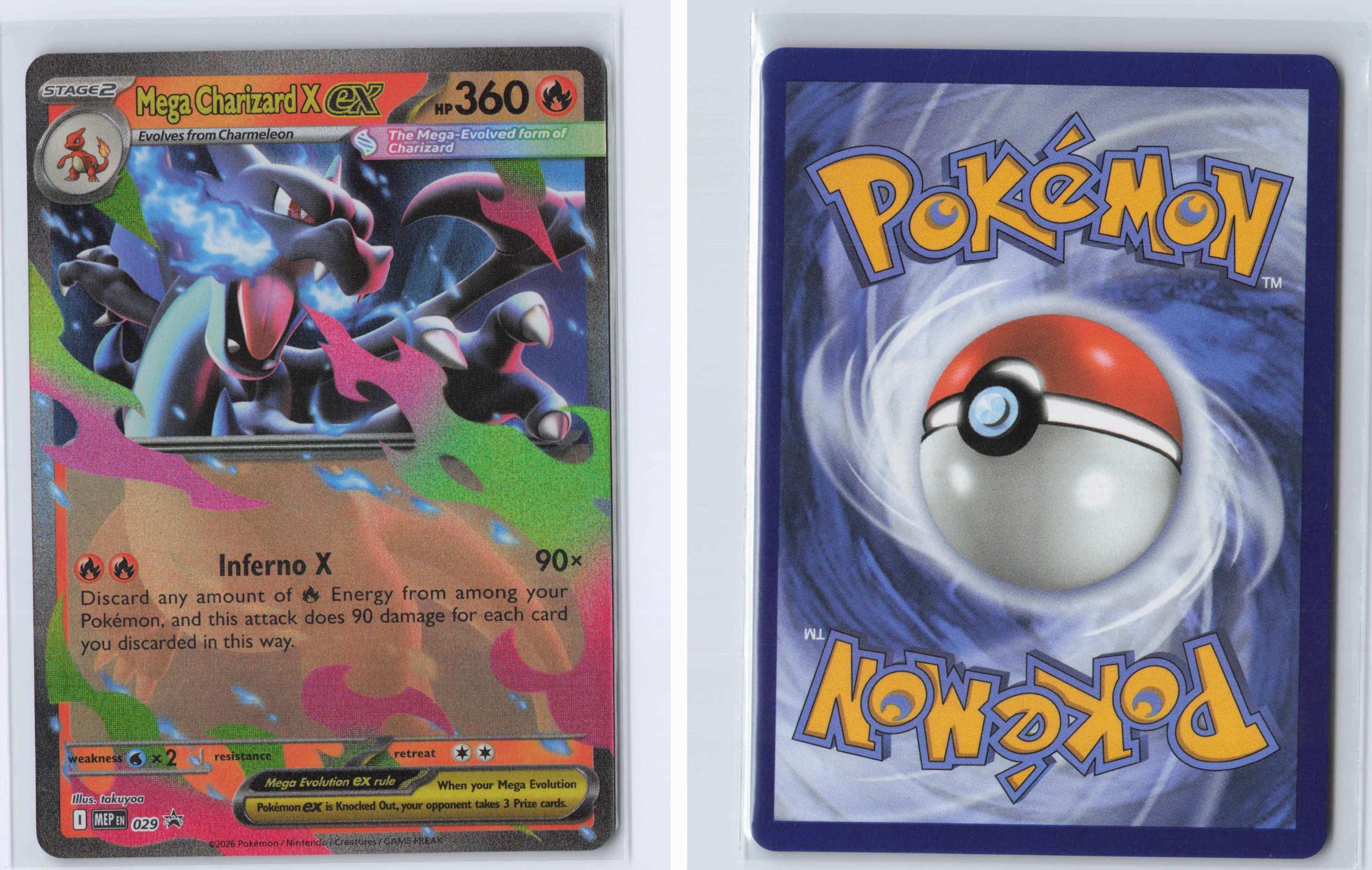 (#029) Mega Charizard X ex - Holo [ME: Mega Evolution Promo]