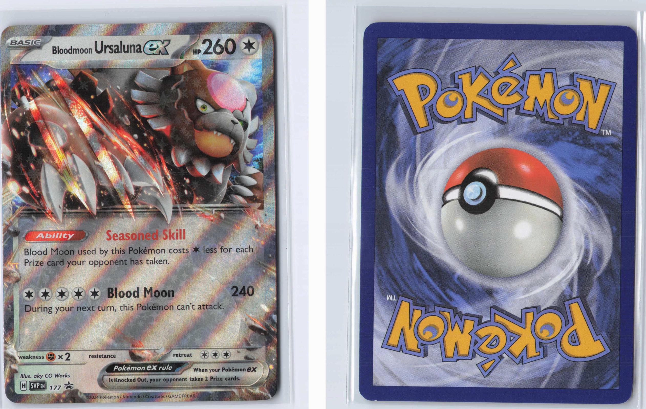 (#177) Bloodmoon Ursaluna ex - Holo [Scarlet & Violet Promo]