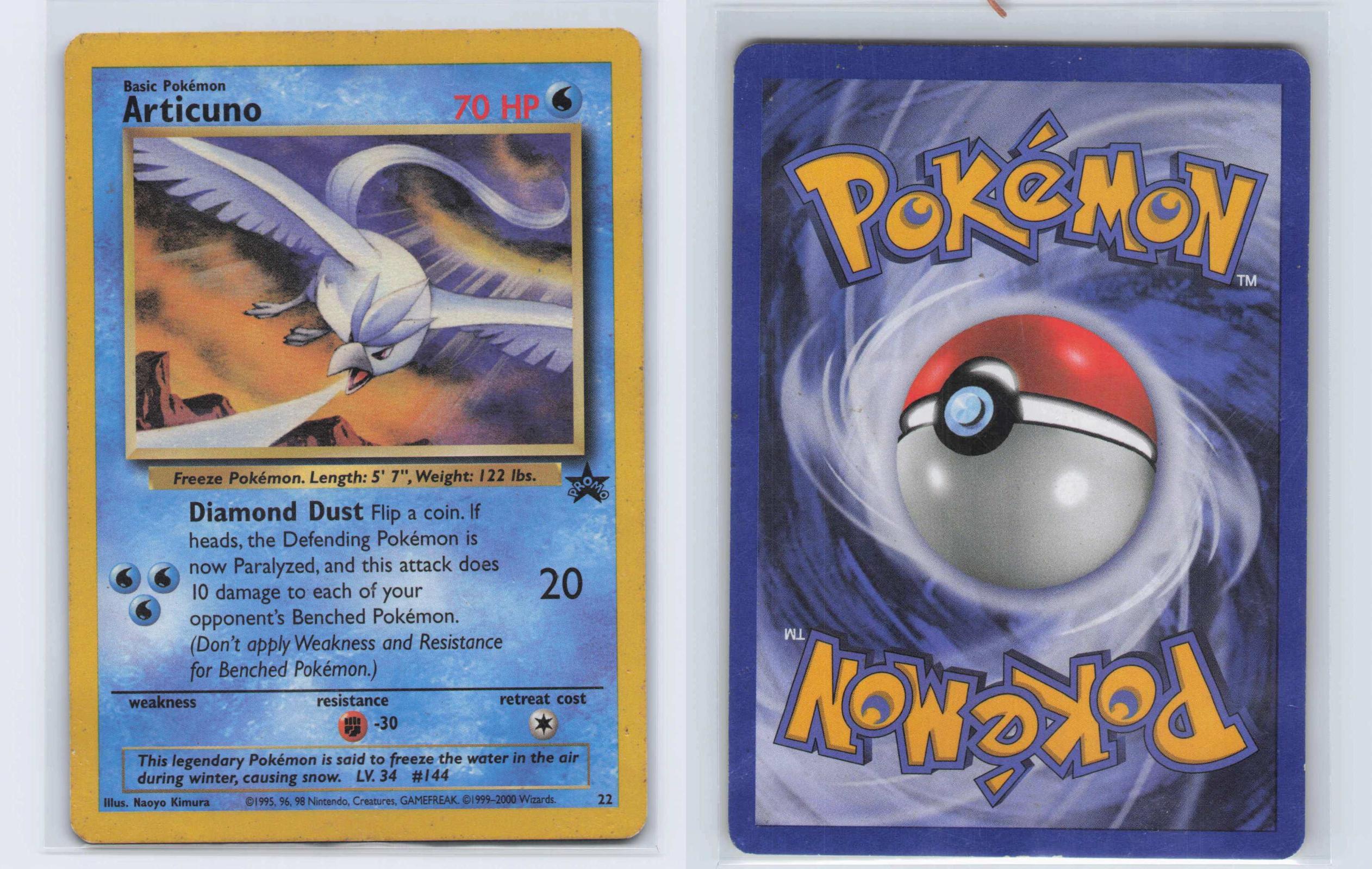 (#22) Articuno - Normal [Wizards Black Star Promos]