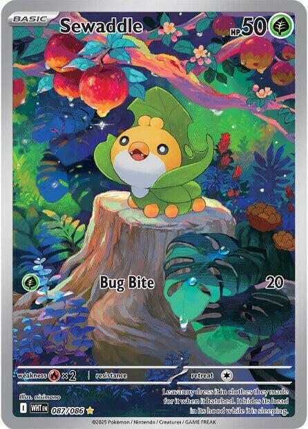 (#087/086) Sewaddle - [SV: White Flare]