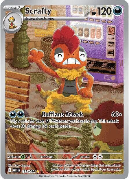(#139/086) Scrafty [SV: White Flare]