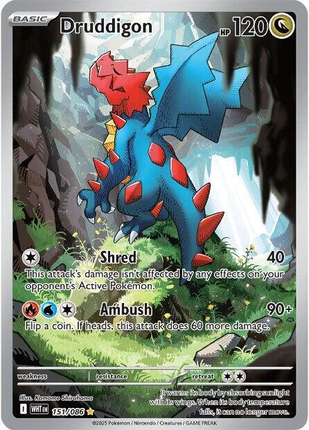 (#151/086) Druddigon [SV: White Flare]