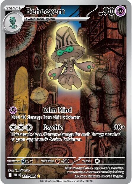 (#121/086) Beheeyem [SV: Black Bolt]