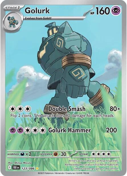 (#123/086) Golurk [SV: Black Bolt]