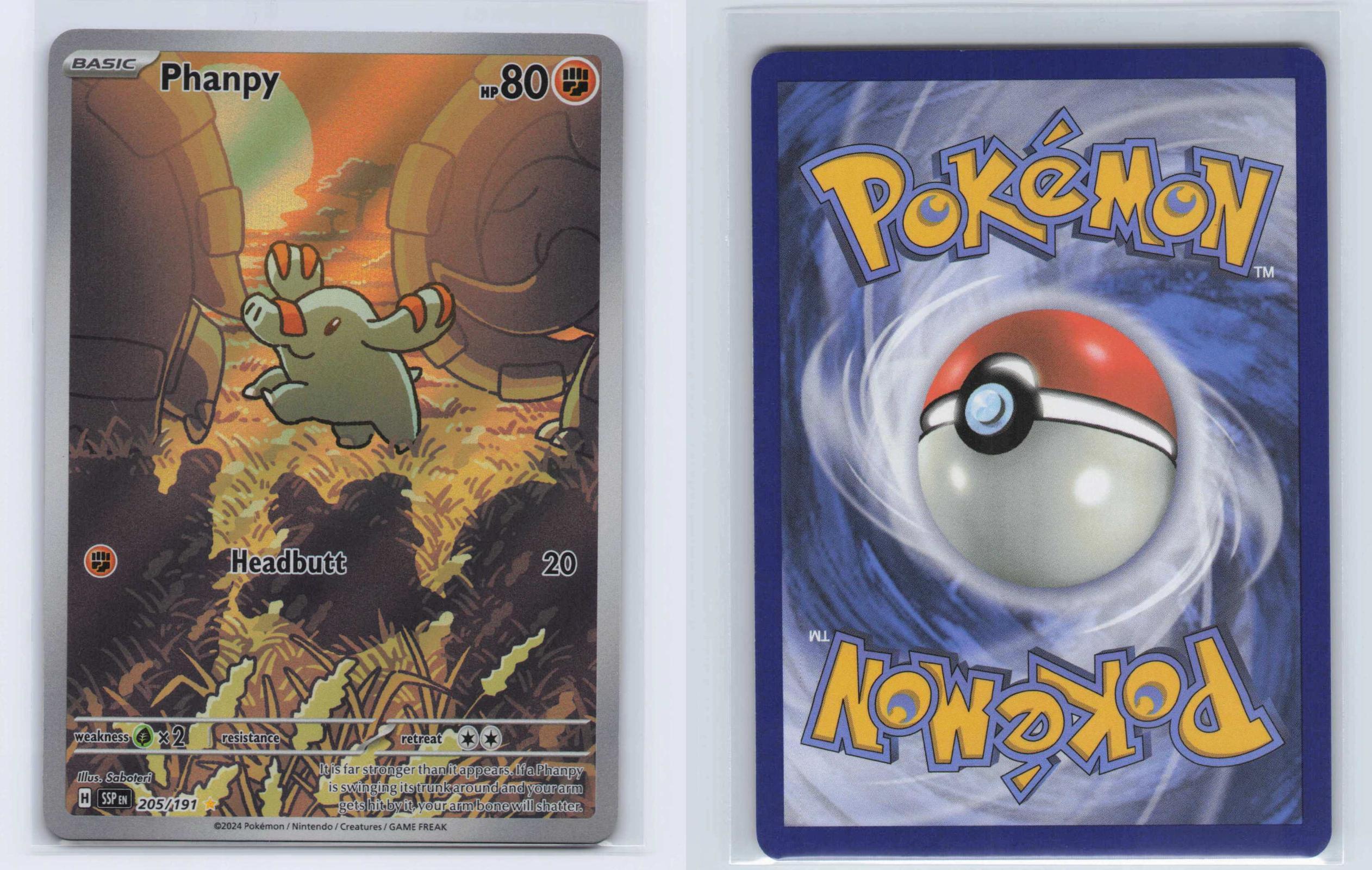(#205/191) Phanpy - Holo [Surging Sparks]