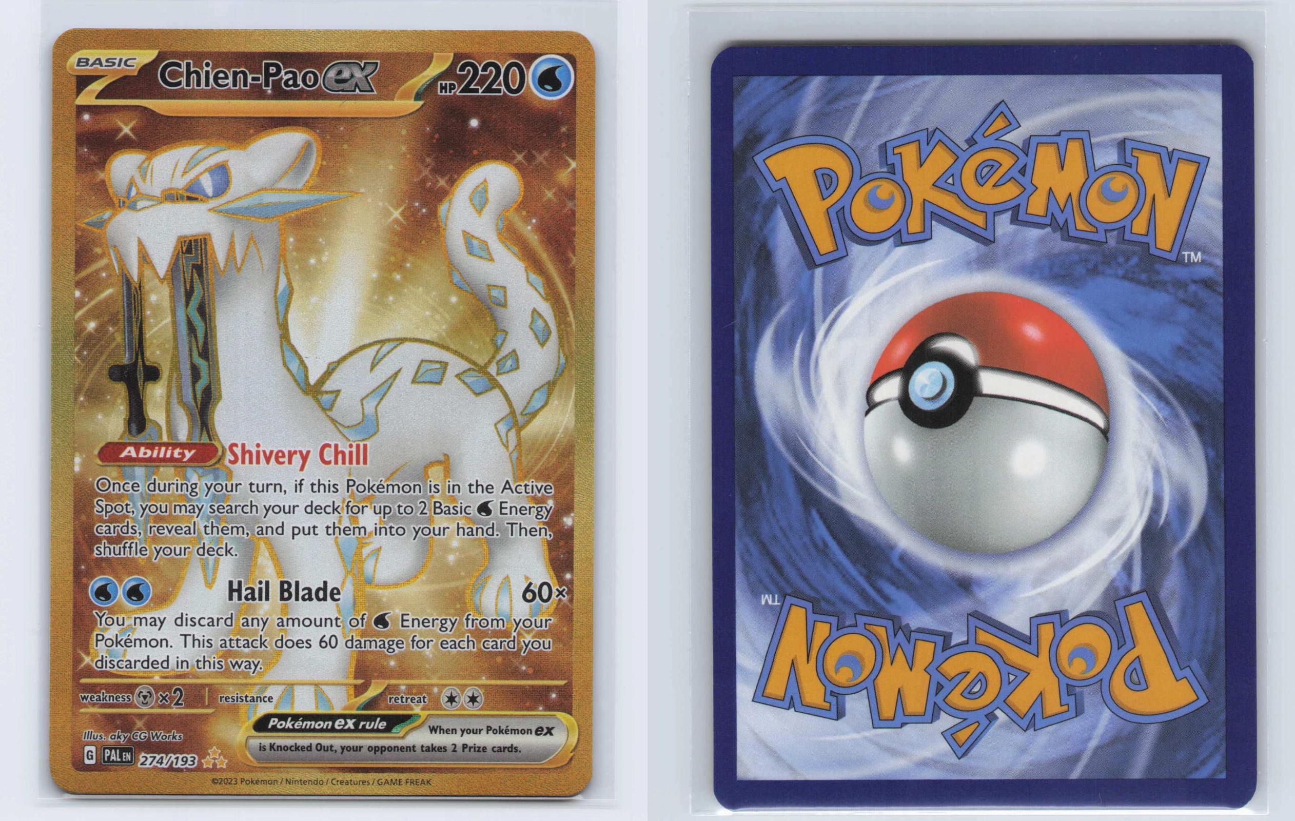 (#274/193) Chien-Pao ex - Holo [Paldea Evolved]