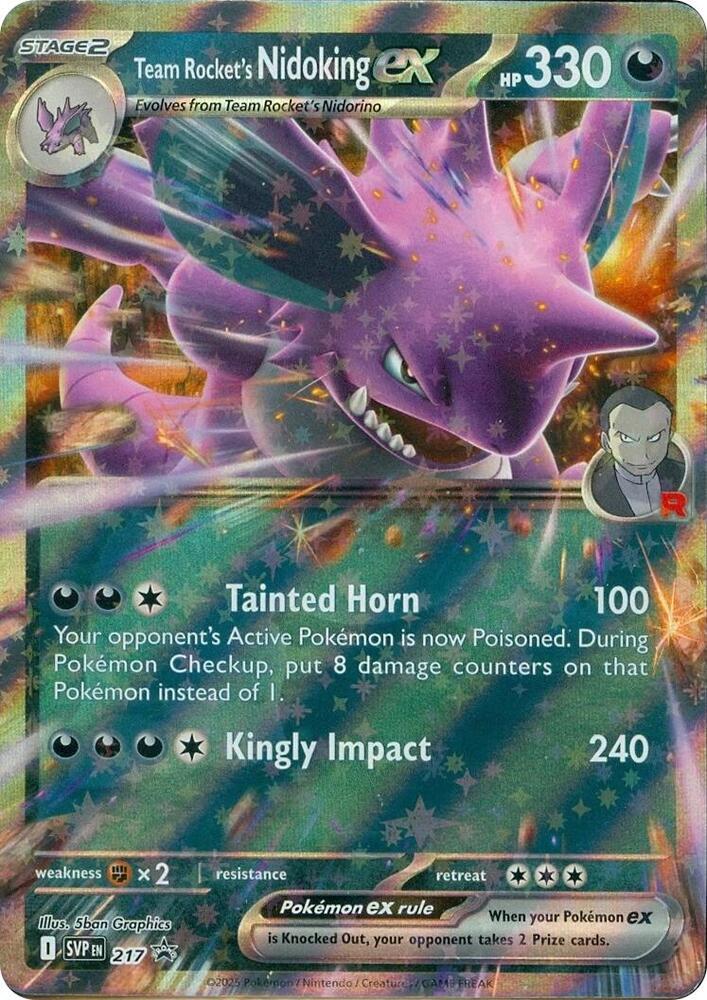 (#217) Team Rocket's Nidoking ex [SV: Scarlet & Violet Promo Cards]