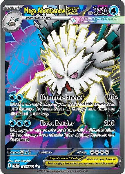 (#157/132) Mega Abomasnow ex [ME01: Mega Evolution]