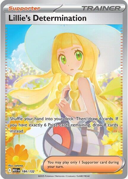 (#184/132) Lillie's Determination [ME01: Mega Evolution]