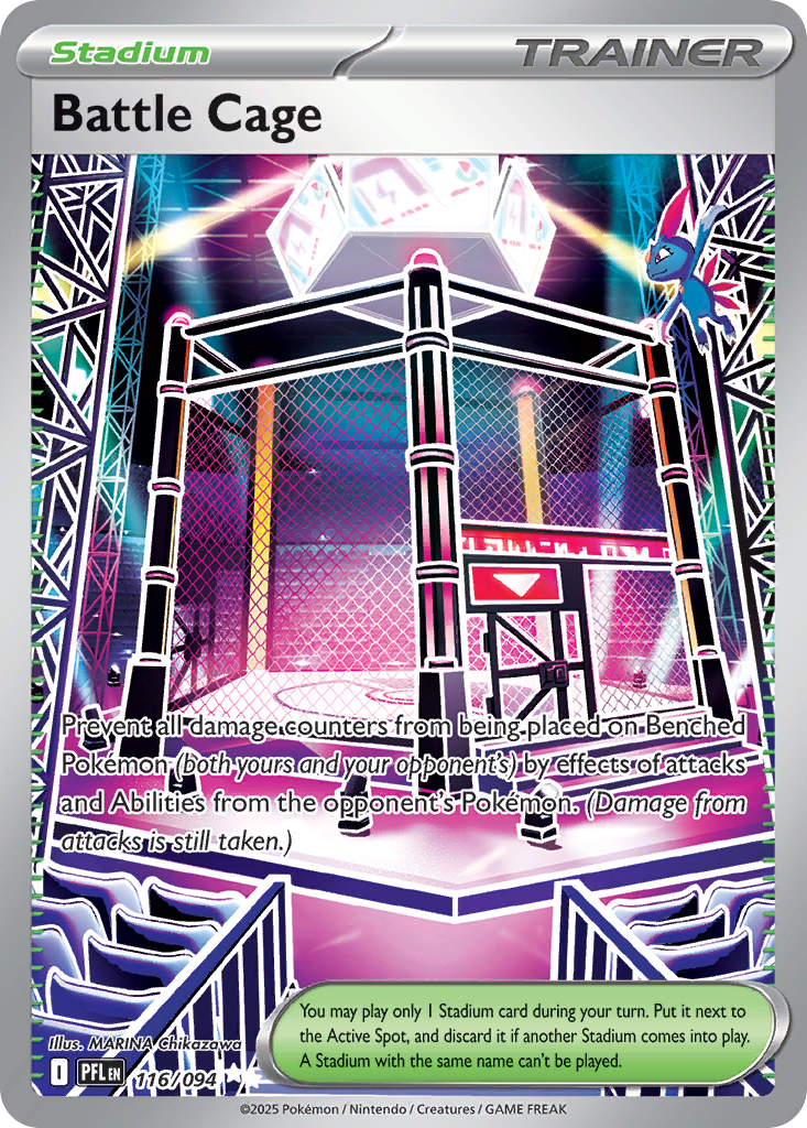 (#116/094) Battle Cage - Holo [Phantasmal Flames]