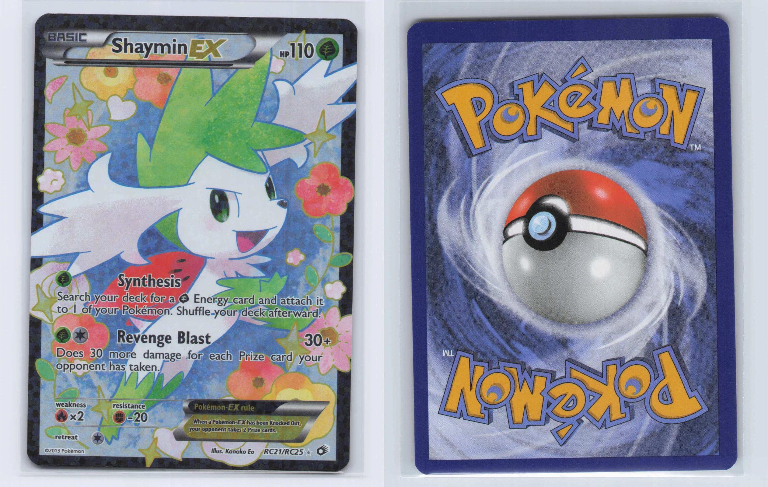 (#RC21/RC25) Shaymin EX (Full Art) - Holo [Legendary Treasures: Radiant Collection]