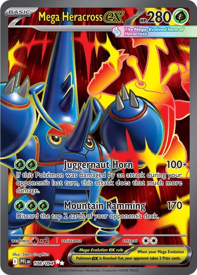(#108/094) Mega Heracross ex - [ME02: Phantasmal Flames]