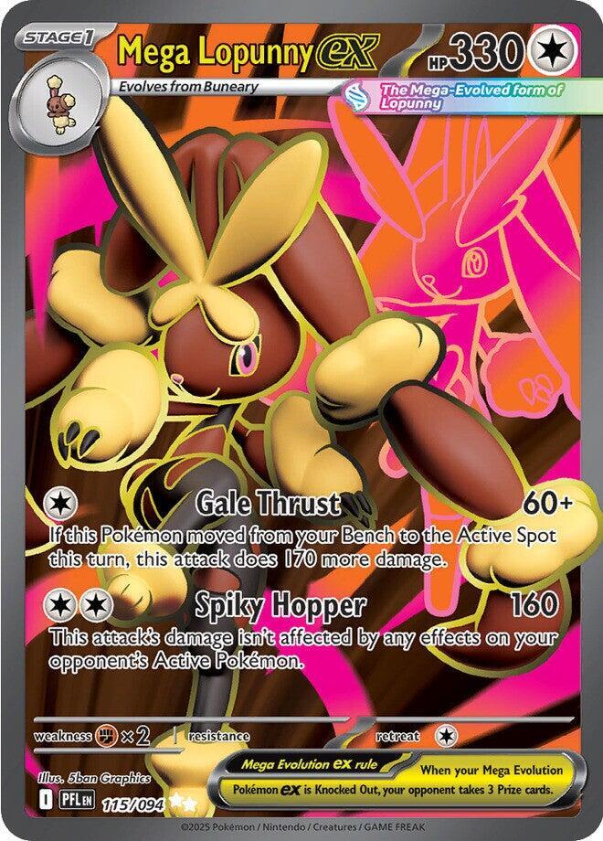 (#115/094) Mega Lopunny ex [ME02: Phantasmal Flames]