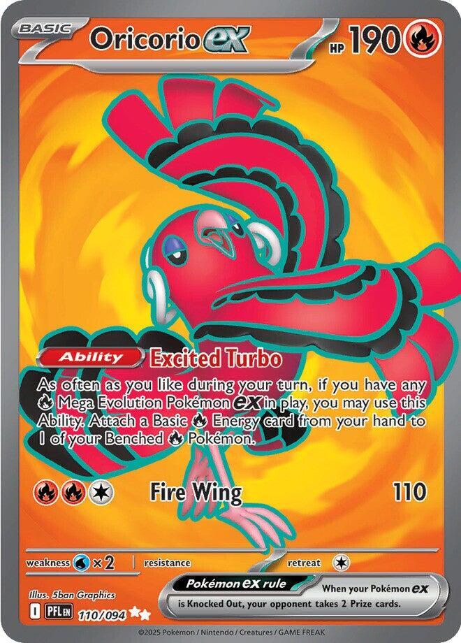 (#110/094) Oricorio ex [ME02: Phantasmal Flames]