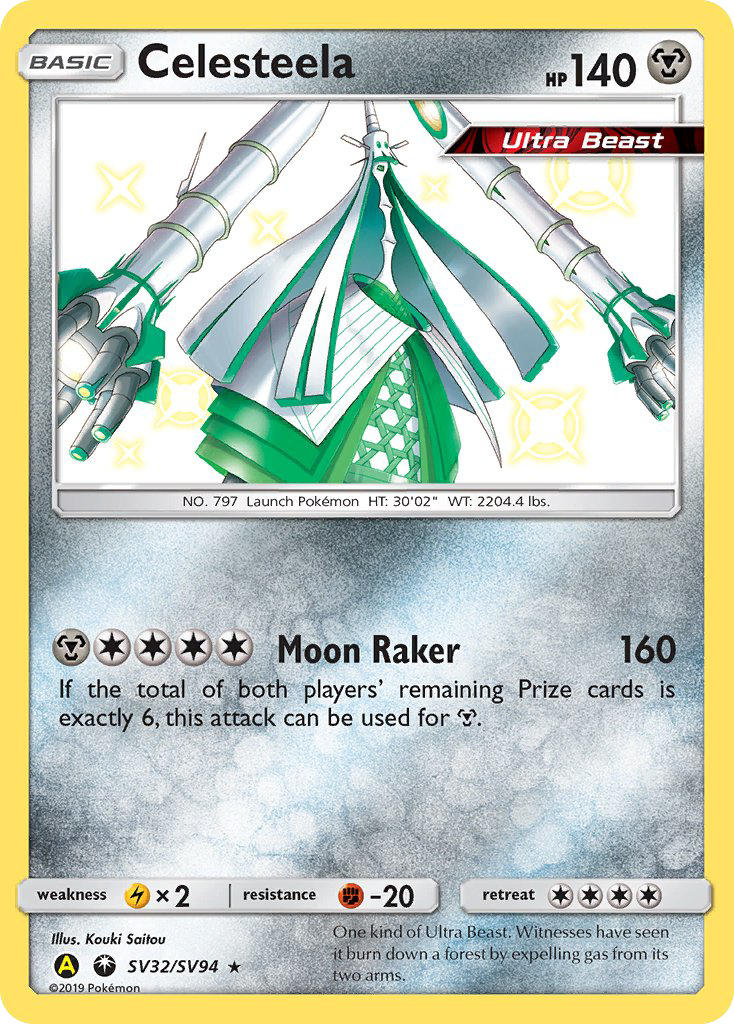 (#SV32/SV94) Celesteela - Holo [Hidden Fates Shiny Vault]