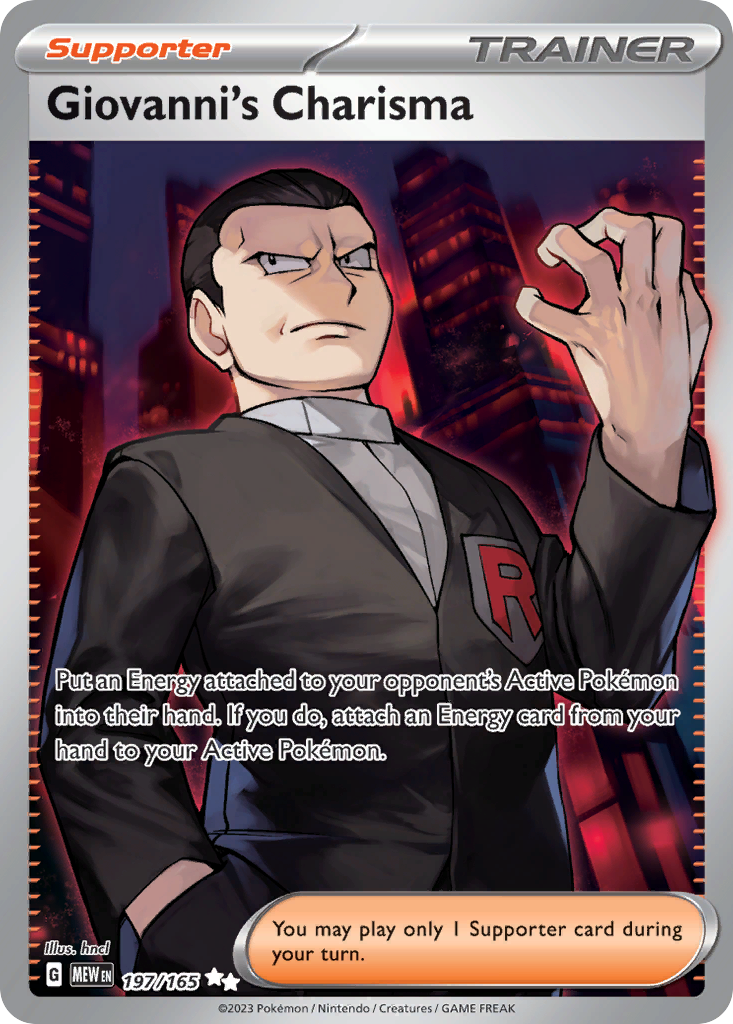 (#197/165) Giovanni's Charisma - Holo [151]