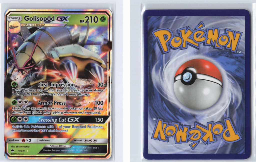 (#17/147) Golisopod GX - Holo [Burning Shadows]
