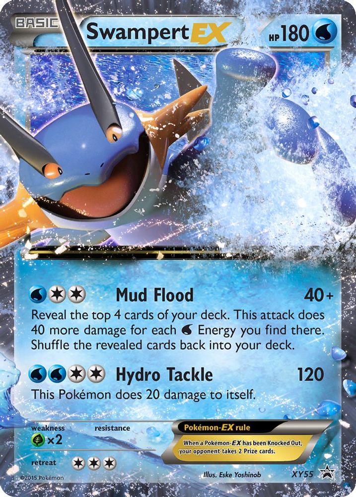 (#XY55) Swampert EX - Holo [XY Promo]