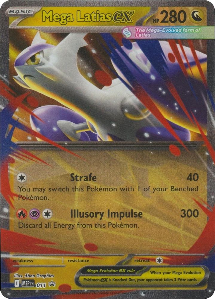 (#011) Mega Latias ex - Holo [ME: Mega Evolution Promo]