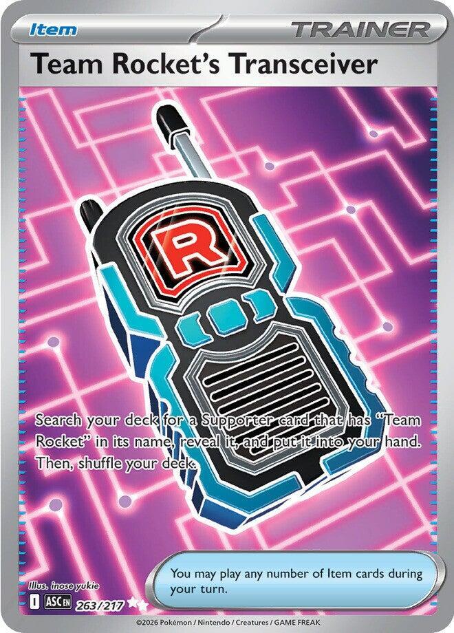 (#263/217) Team Rocket's Transceiver [ME: Ascended Heroes]