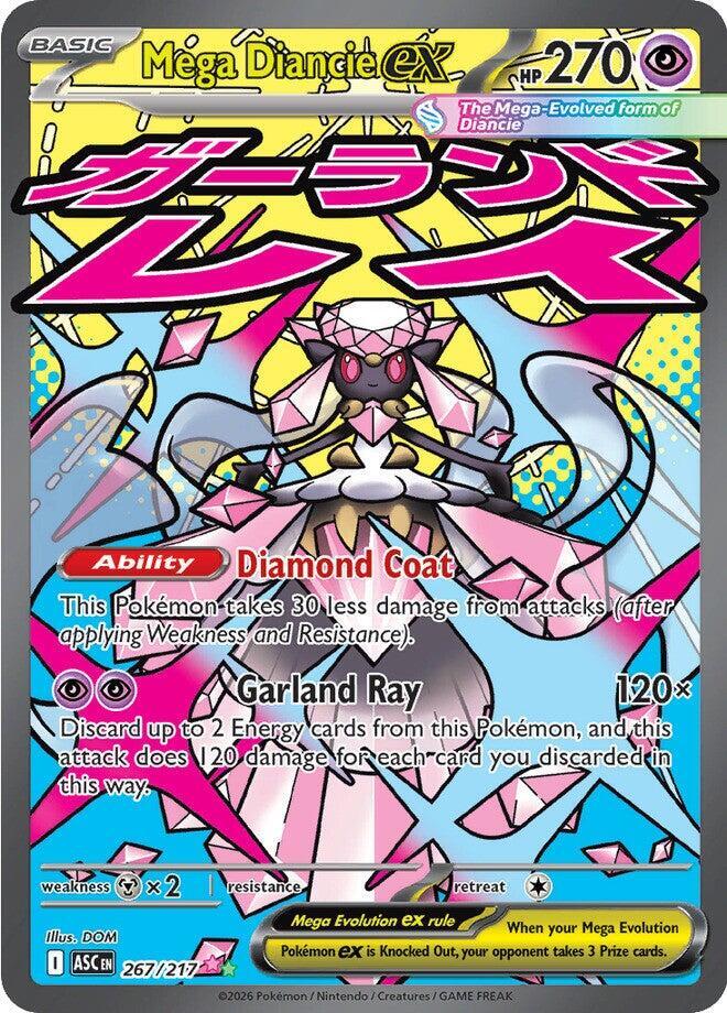 (#267/217) Mega Diancie ex [ME: Ascended Heroes]