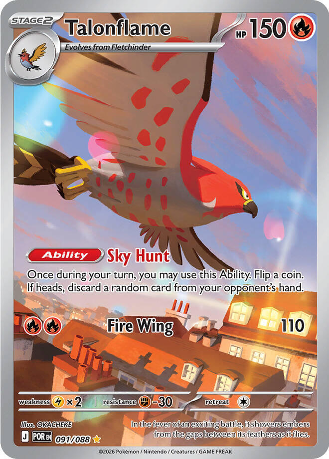 (#091/088) Talonflame [ME03: Perfect Order]
