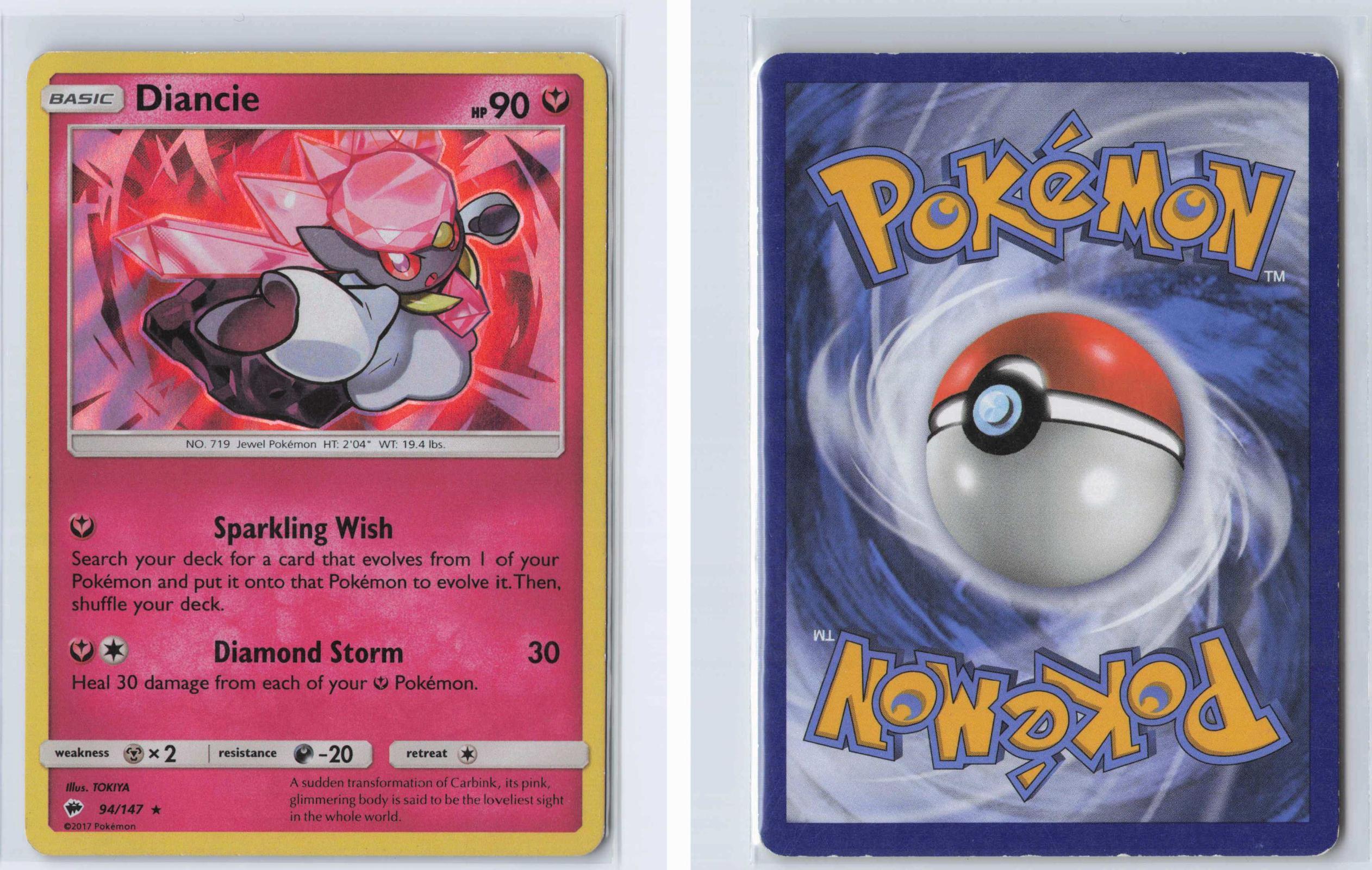 (#94/147) Diancie - Holo [Burning Shadows]